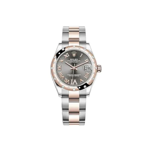 ROLEX Log Series Автоматический Механический Механизм Женские Часы 31 мм Серый Циферблат Оистерстил Корпус Оистерстил Ремешок