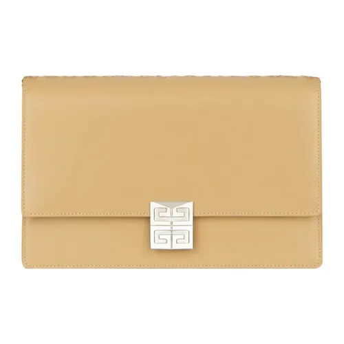 GIVENCHY 4G Коровья кожа Сумка через плечо Средняя Женская Бежевая