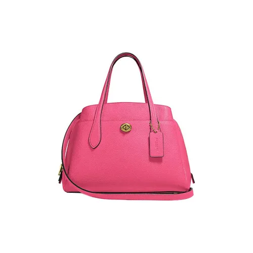 COACH Lora Кожа Сумка через плечо Сумка Обычный Женский Розовый