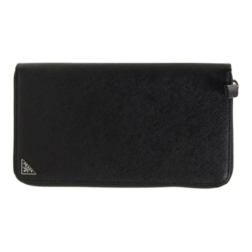 PRADA Клатч из коровьей кожи стандартный мужской черный