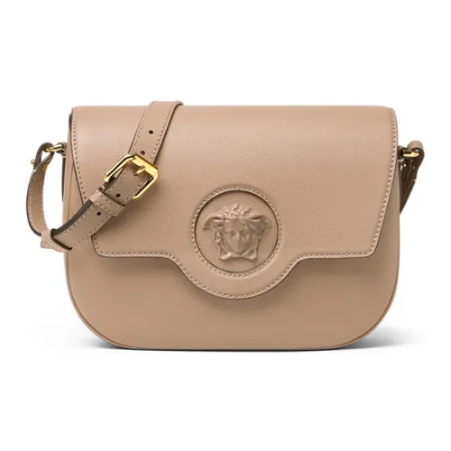 FANSIZHE La Medusa Сумка через плечо из кожи Сумка на плечо Женская Бежевая