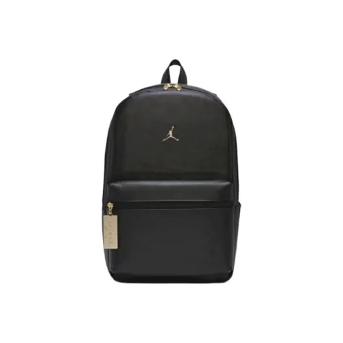 Jordan Leather Backpack Regular Unisex Black Джордан Кожа Рюкзак Стандартный Унисекс Черный
