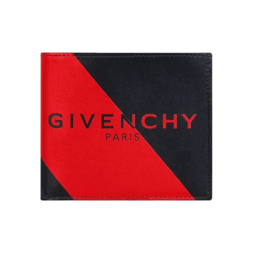 Givenchy Кошелек из коровьей кожи Мужской Черный Красный