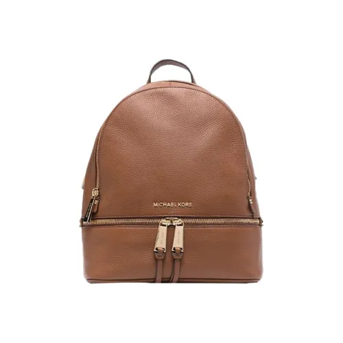 MICHAEL KORS Рюкзак из коровьей кожи женский карамельно-коричневый