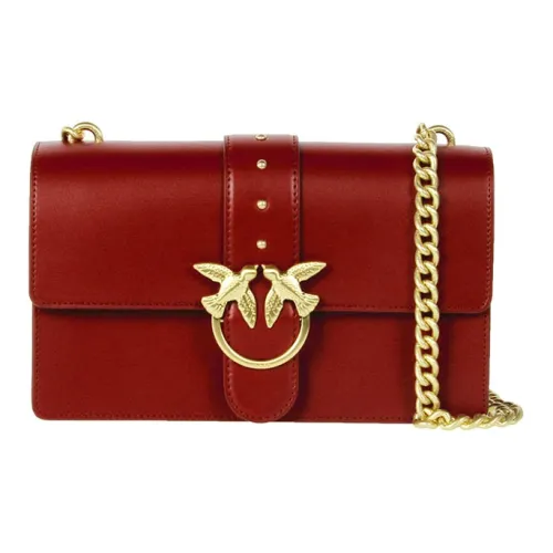 PINKO Коровья кожа Swallow Сумка Сумка через плечо Сумка на плечо Женская Бургунди