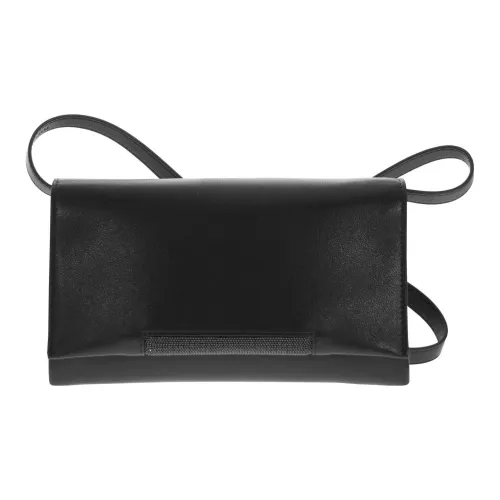 BRUNELLO CUCINELLI Сумка через плечо из кожи женская черная