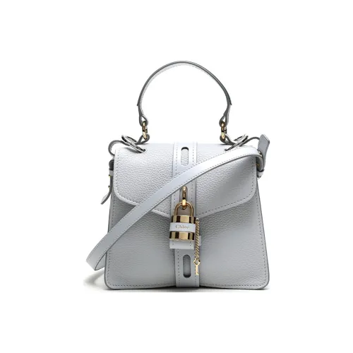 Chloe Chloé сумки Коровья кожа Сумка через плечо Маленькая Женская Облачно-синий