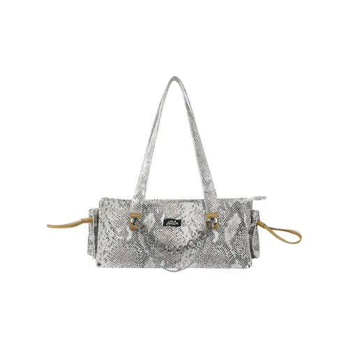 LOLA DESIGN ПУ (полиуретан) Подмышечная сумка на плечо унисекс серый