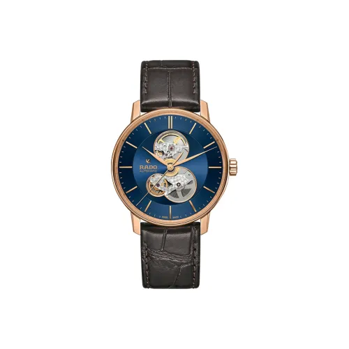 RADO Crystal Sparkle Collection Автоматический Механический Часы Мужские 41 мм Синий Циферблат