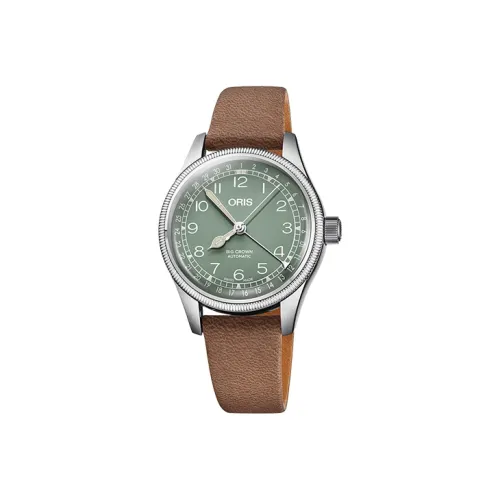 Oris Автоматический Механический Часы Мужские из Коллекции Aviation 36 мм Зеленые