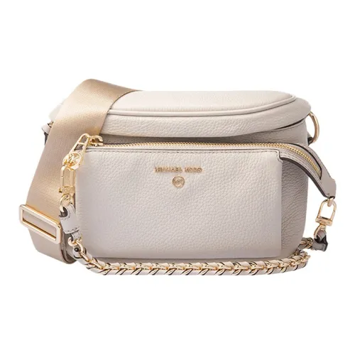 MICHAEL KORS MICHAEL KORS Handbag Collection Slater Корова Кожа Плечевая Сумка Средний Женский Бежевый