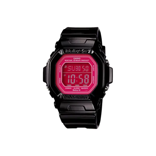 CASIO Малыш G Коллекция Classic Collection Кварцевый механизм Смольный ремешок Часы Женские Розовый циферблат Часы BG 5601 1D