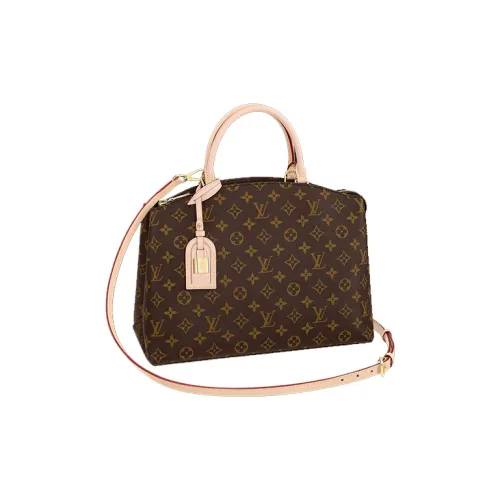 LOUIS VUITTON Холщовая покрытая сумка через плечо сумка для женщин монограмма