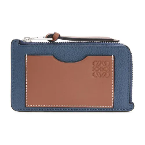 LOEWE Коровья кожа Держатель для карт Женский Стальной синий Коричневый