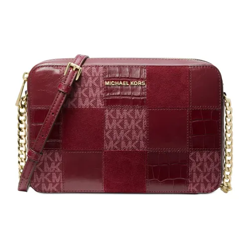 MICHAEL KORS Jet Set PVC с полиэстером Camera сумка сумка через плечо женская сливовый цвет