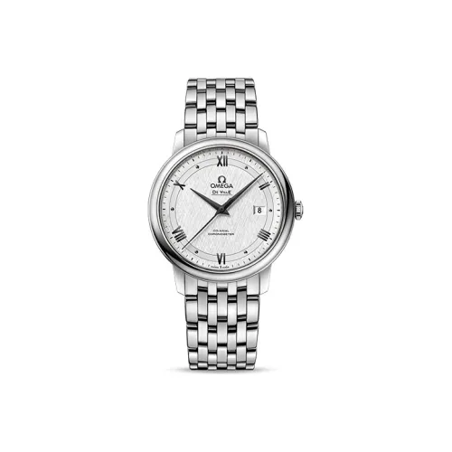 OMEGA Автоматический Механический Часы Мужские Elegant Saucer Series 39,5 мм Белые