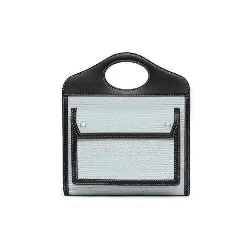 Burberry Карманная сумка Холст с кожей Сумка из холста Тоут Сумка Сумка для покупок Сумка через плечо Мини Сумка