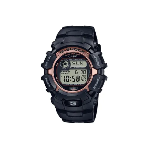 CASIO г Shock Collection Кварцевый механизм Смольный ремешок Часы Мужские Черный циферблат