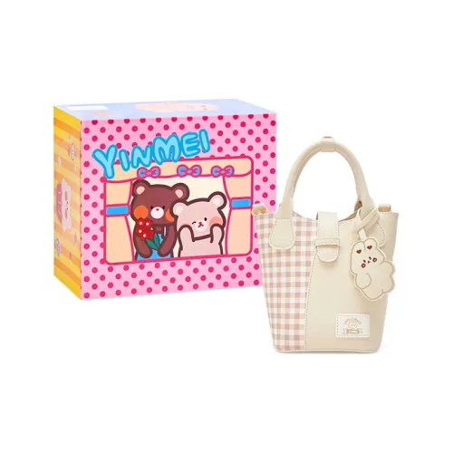 Sound For Life ПУ (полиуретан) Сумка Сумка-ведро Сумка через плечо Стандартная Женская Экрю Желтая