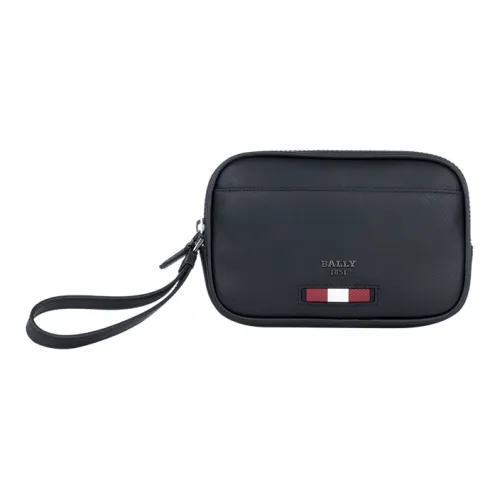 BALLY Коровья кожа Клатч Монетница Мужской Черный