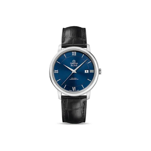 OMEGA Автоматический Механический Часы Мужские Elegant Saucer Series 39,5 мм Синий