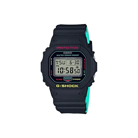 CASIO SQUAD Series SHOCK Classic Collection Кварцевый механизм Часы Мужские Черный циферблат