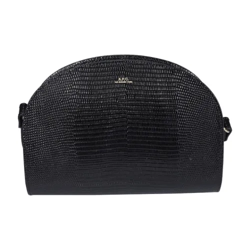 A.P.C Телячья кожа Сумка на плечо Женская Черная