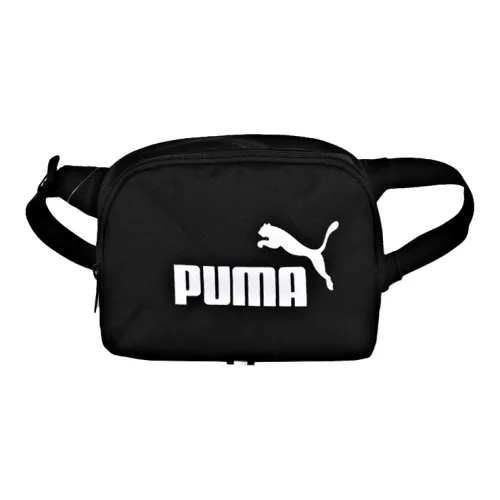 PUMA Ткань Одно Плечо Через Плечо Бананка Стандартный Унисекс Черный