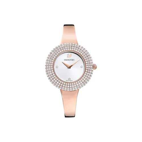 Swarovski UptownCrystalline Delight Коллекция Наручные часы Кварцевый механизм Белый циферблат Женские часы 5484073
