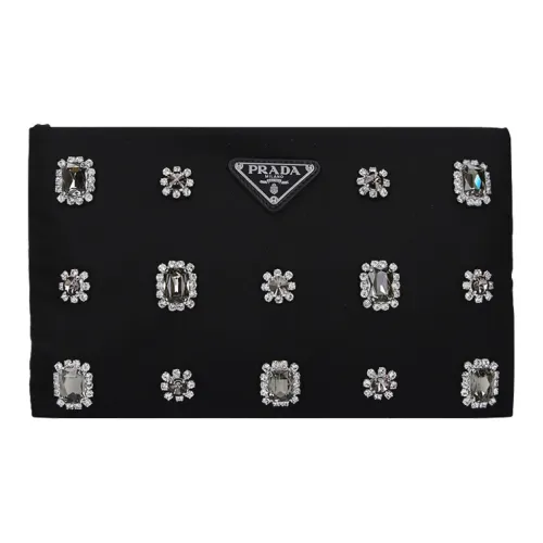 PRADA Сумка через плечо из нейлона женская черная