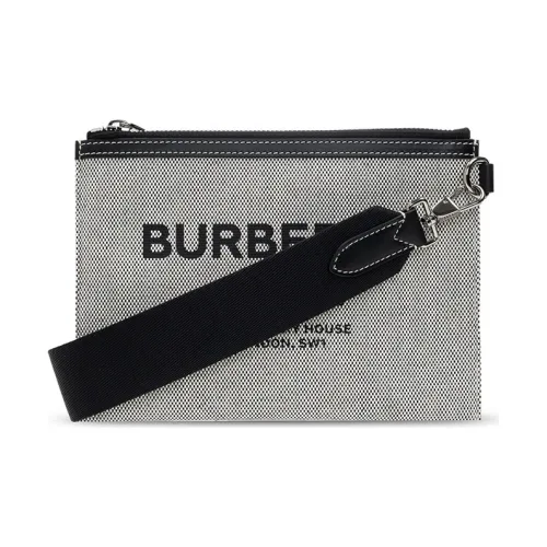 Burberry Хлопковая Курьерская Сумка Сумка через плечо Мужская Серый Черный