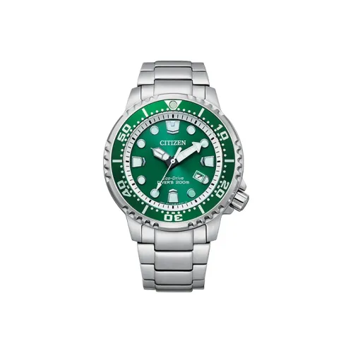 CITIZEN Promaster Collection Светильник Кварцевый механизм Нержавеющая сталь Ремешок Часы Мужские Зеленый BN0158 85X