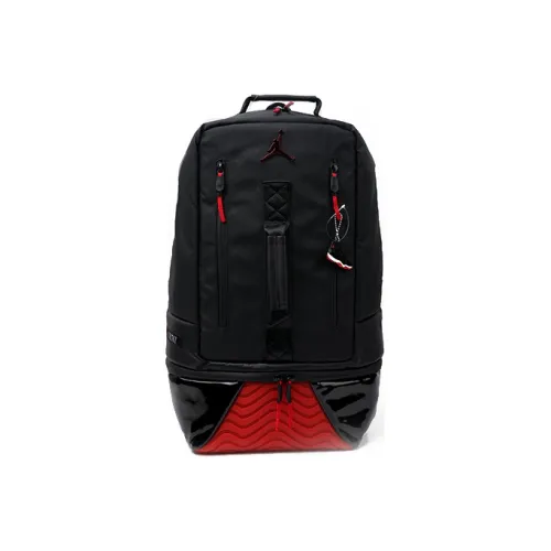 Jordan Ткань Баскетбольная Сумка Рюкзак Стандартный Унисекс Темно-Красный Черный Красный Красный