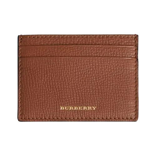 Burberry Коровья кожа Держатель для карт Унисекс Коричневый