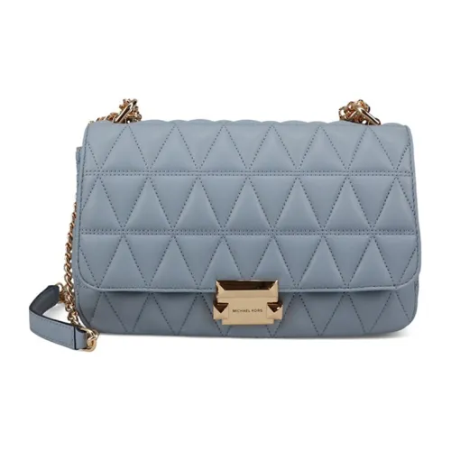 MICHAEL KORS Sloan Овчина Сумка через плечо Большая Женская Морской синий