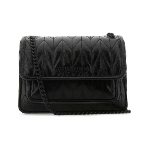 MIU MIU Сумка через плечо из кожи сумка женская черная