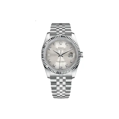 ROLEX Log Series Автоматический Механический Механизм Унисекс Часы 36 мм Серый Циферблат