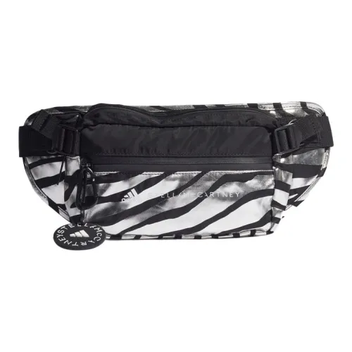 Adidas Полиэстер Сумка через плечо Бананка Унисекс Черный Белый