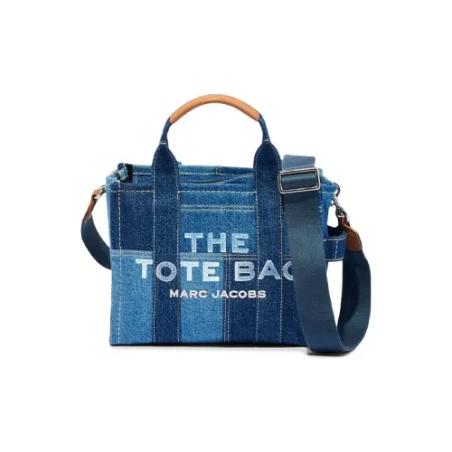 MARC JACOBS Хлопок Плечо Сумка Сумка Женская Джинсовая Синяя
