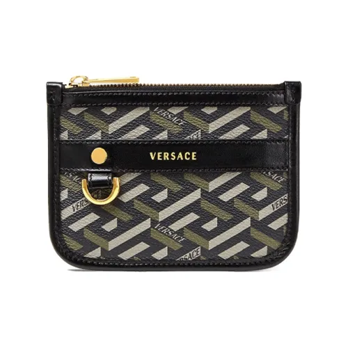 FANSIZHE LA GrecaVERSACE Коровья кожа Клатч Унисекс Армейский зеленый