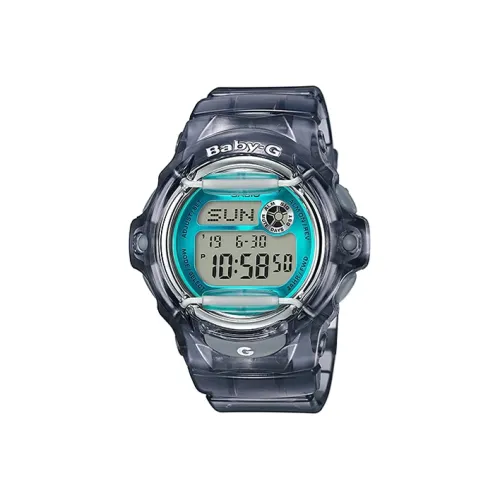 CASIO Baby G Collection Кварцевый механизм Смольный ремешок Женские часы Синий циферблат BG 169R 8B
