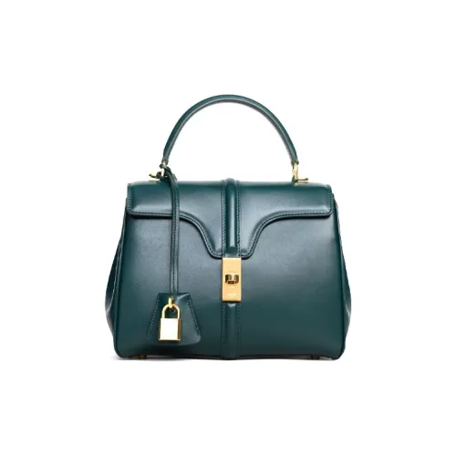 CELINE 16 Коровья кожа Сумка Женские Amazon Зеленый