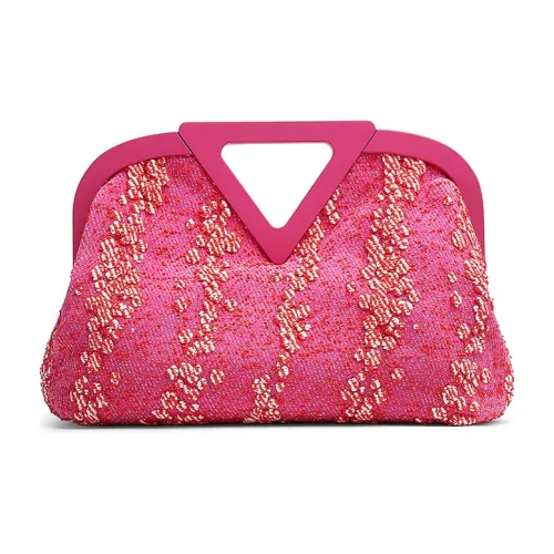 Bottega Veneta Полиамид Клатч Женский Розовый