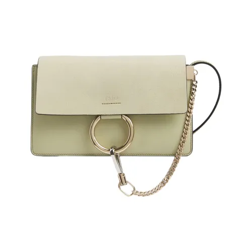 Chloe Chloé Handbag Faye Телячья кожа Сумка через плечо Сумка на плечо Стандартная Женская Бледный цвет