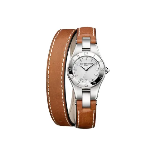 Baume & Mercier Кварцевый механизм Женские часы Lingni Collection, 27 мм * 7,95 мм, серебряные