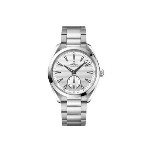 OMEGA Автоматический Механический Часы Мужские AQUA TERRA 150 метров Серебряные