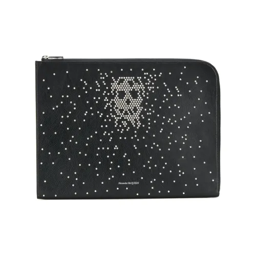 Alexander McQueen Однотонный клатч стандартный женский черный