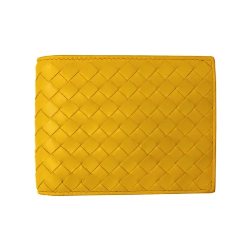 Bottega Veneta Коровья кожа Монетница Женская Желтая