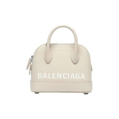 Balenciaga Коровья кожа крупнозернистая текстура сумка через плечо сумка женская светло-бежевая