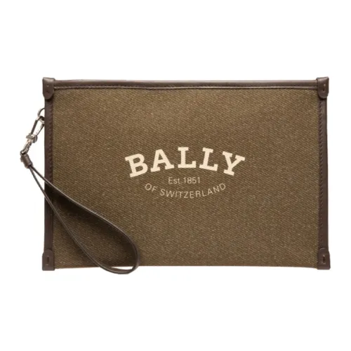 BALLY Нейлоновая сумка-конверт клатч стандартный мужской зеленый